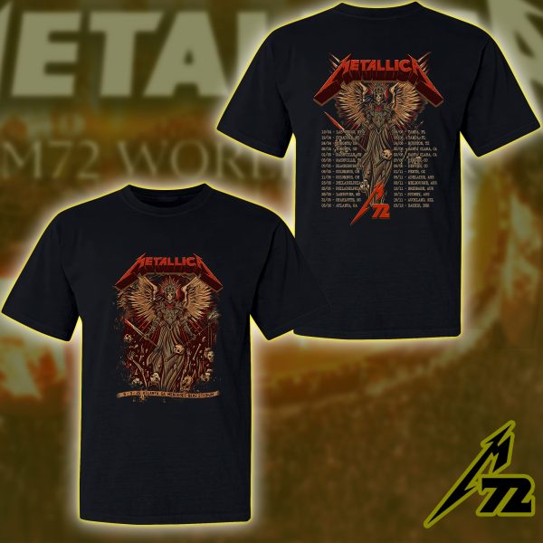 Metallica M72 Atlanta Falcons Special Edition T-Shirt – Mercedes-Benz Stadium (June 3, 2025)