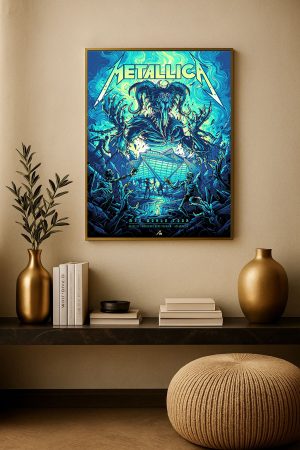 Metallica M72 Atlanta Pop-Up Shop Poster Canvas – Mercedes-Benz Stadium