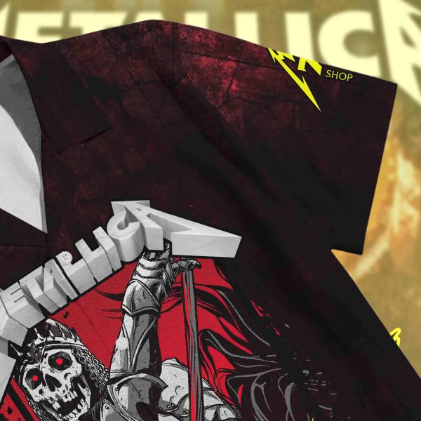 Metallica M72 Hawaiian Shirt – June 27 2025 Empower Field at Mile High | Tropical AOP Shirt “Tonight in Denver” Tour Drop