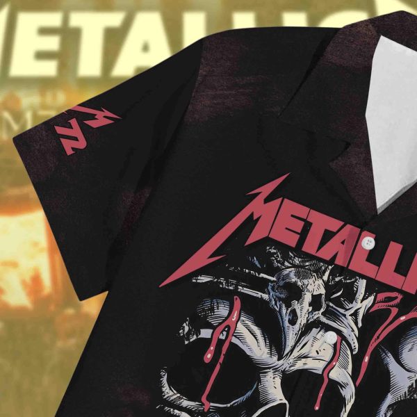 Metallica M72 Hawaiian Shirt – Santa Clara Levi’s Stadium June 20 2025 | All Over Print Tropical Tour Style
