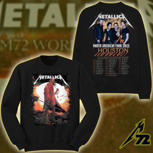 Metallica M72 Houston 2025 Sweatshirt – June 14 Concert NRG Stadium Tour Night Featuring Pantera