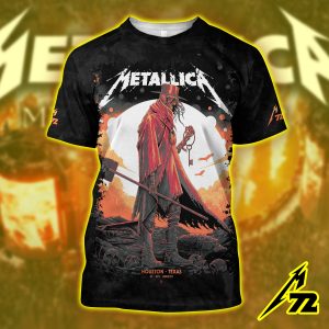Metallica M72 Houston 3d Tour Shirt June 14 2025 Concert At Nrg Stadium With Pantera Setlist All Over Print 1 - Metbrick.com