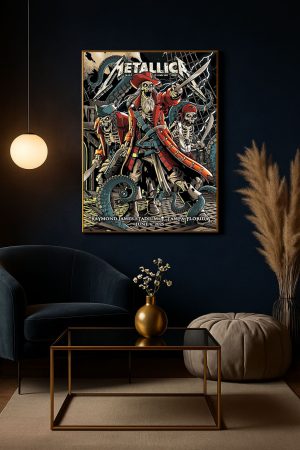 Metallica M72 June 6 2025 World Tour At Raymond James Stadium Poster Tonight In Tampa 2 - Metbrick.com