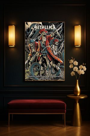 Metallica M72 June 6 2025 World Tour At Raymond James Stadium Poster Tonight In Tampa 4 - Metbrick.com