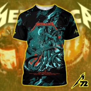 Metallica M72 Tampa 2025 3d Aop Shirt Limited Tour Edition Raymond James Stadium June 6 8 1 - Metbrick.com