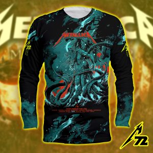 Metallica M72 Tampa 2025 Long Sleeve Shirt Aop Tour Edition Raymond James Stadium June 6 8 1 - Metbrick.com