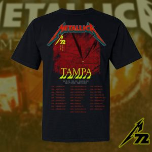 Metallica M72 Tampa 2025 Tour Unisex T Shirt Pop Up Exclusive At Raymond James Stadium June 6 8 2 - Metbrick.com