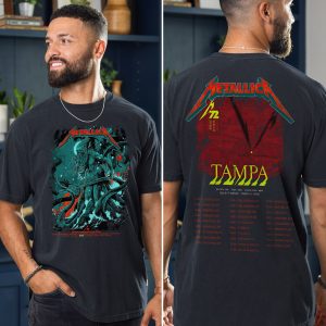 Metallica M72 Tampa 2025 Tour Unisex T Shirt Pop Up Exclusive At Raymond James Stadium June 6 8 3 - Metbrick.com