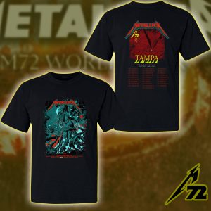 Metallica M72 Tampa 2025 Tour Unisex T-Shirt – Exclusive at Raymond James Stadium