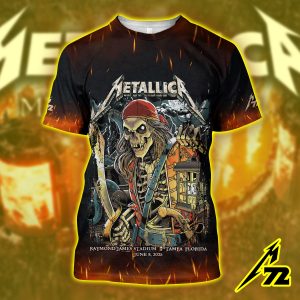 Metallica M72 Tonight In Tampa 3d Shirt Aop Tour Edition June 8 2025 At Raymond James Stadium 1 - Metbrick.com