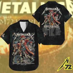 Metallica M72 “Tonight in Tampa” Hawaiian Shirt – AOP Tour Edition, June 6, 2025 at Raymond James Stadium