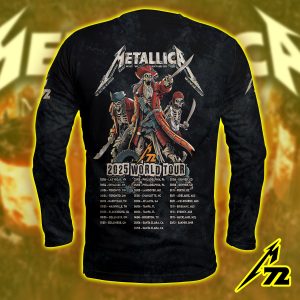 Metallica M72 Tonight In Tampa Long Sleeve Shirt Aop Tour Edition June 6 2025 At Raymond James Stadium 2 - Metbrick.com