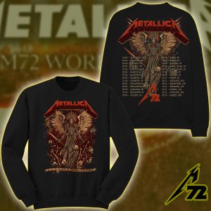 Metallica M72 Tour 2025 AOP Unisex Sweatshirt Pop-Up Exclusive, Mercedes-Benz Stadium Atlanta (June 3)