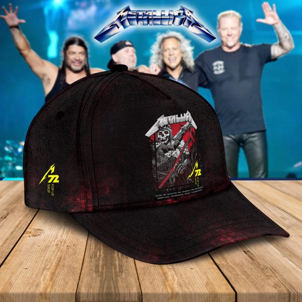 Metallica M72 Tour Baseball Cap – Empower Field Denver June 27 2025 | AOP “Master of Puppets” Embroidered Hat