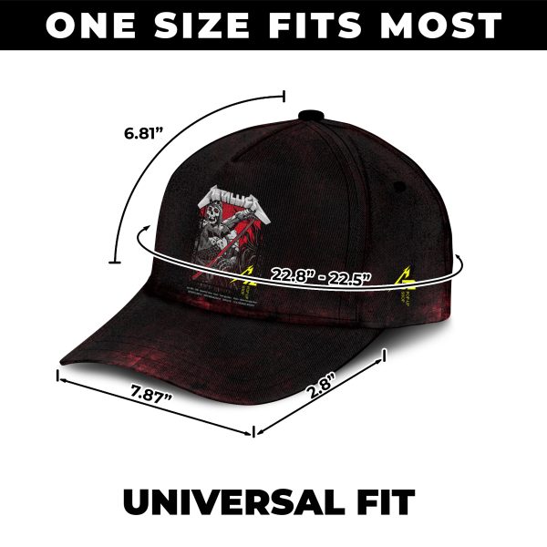 Metallica M72 Tour Baseball Cap – Empower Field Denver June 27 2025 | AOP “Master of Puppets” Embroidered Hat