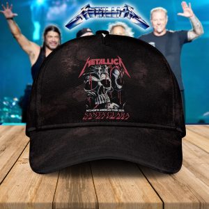 Metallica M72 Tour Cap – Santa Clara Levi’s Stadium 2025 | All Over Print Baseball Hat “Tonight in Santa Clara” Limited Drop