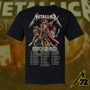 Metallica M72 Tour Unisex T Shirt June 6 2025 Tonight In Tampa Concert Tee Raymond James Stadium 2 - Metbrick.com