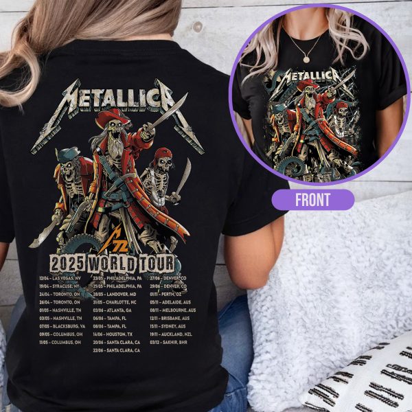 Metallica M72 Tour Unisex T-Shirt – June 6, 2025 “Tonight in Tampa” Concert Tee, Raymond James Stadium