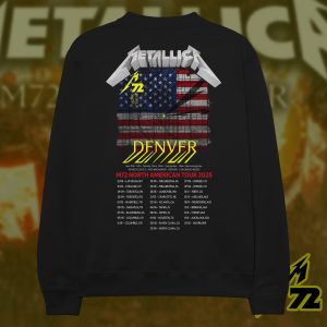 Metallica M72 World Tour Denver June 27 2025 Empower Field Whiplash Puppets Live Setlist Sweatshirt Aop Unisex Crew 2 - Metbrick.com