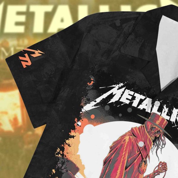 Metallica M72 World Tour Hawaiian Shirt – June 14 2025 Houston TX NRG Stadium Show with Pantera Vibes