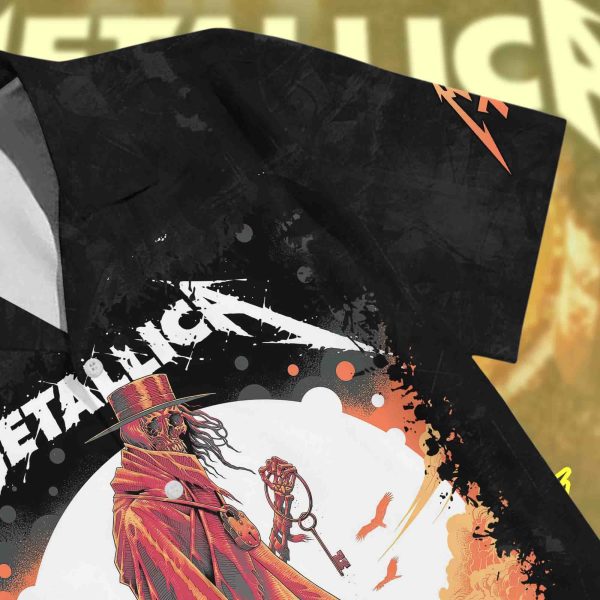 Metallica M72 World Tour Hawaiian Shirt – June 14 2025 Houston TX NRG Stadium Show with Pantera Vibes