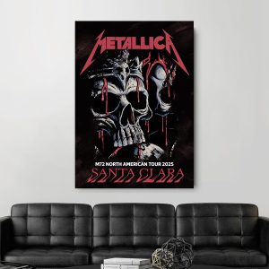 Metallica M72 World Tour Levi S Stadium Santa Clara 2025 Poster 2 - Metbrick.com