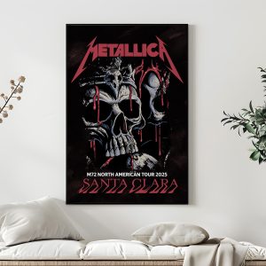 Metallica M72 World Tour Levi S Stadium Santa Clara 2025 Poster 5 - Metbrick.com