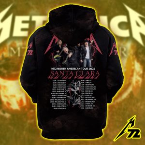 Metallica M72 World Tour Santa Clara Levi S Stadium June 20 2025 Enter Night All Over Print Unisex Raglan Hoodie 2 - Metbrick.com