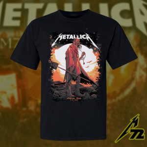 Metallica M72 World Tour 2D T-Shirt June 14 2025 NRG Stadium Houston Concert Night