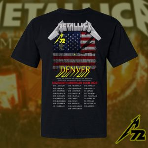 Metallica M72 World Tour Tee June 27 2025 At Empower Field Denver Unisex T Shirt Featuring Full Night 1 Setlist 2 - Metbrick.com