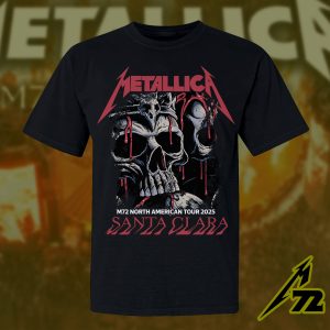 Metallica M72 World Tour Tee Santa Clara June 20 2025 At Levis Stadium Unisex T Shirt Featuring Live Setlist Print 1 - Metbrick.com