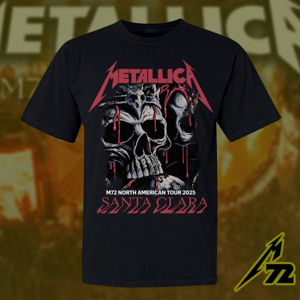 Metallica M72 World Tour Tee – Santa Clara June 20 2025 at Levi’s Stadium | Unisex T-Shirt Featuring Live Setlist Print