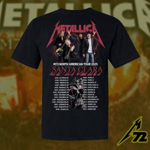 Metallica M72 World Tour Tee Santa Clara June 20 2025 At Levis Stadium Unisex T Shirt Featuring Live Setlist Print 2 - Metbrick.com