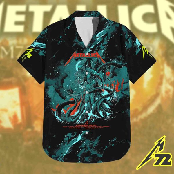 Metallica Tampa 2025 Hawaiian Shirt – Limited AOP Tour Edition, Raymond James Stadium (June 6 & 8)