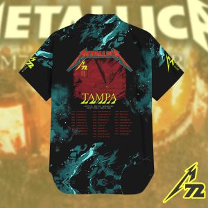 Metallica Tampa 2025 Hawaiian Shirt Limited Aop Tour Edition Raymond James Stadium June 6 8 2 - Metbrick.com