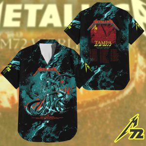 Metallica Tampa 2025 Hawaiian Shirt – Limited AOP Tour Edition, Raymond James Stadium (June 6 & 8)