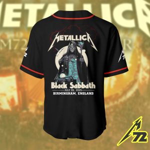 Metallica July 5 2025 Birmingham Final Show Baseball Jersey Villa Park Sabbath X Metallica Collectors Edition 2 - Metbrick.com