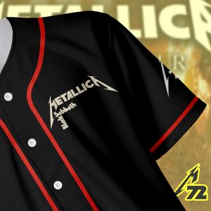 Metallica July 5 2025 Birmingham Final Show Baseball Jersey Villa Park Sabbath X Metallica Collectors Edition 3 - Metbrick.com