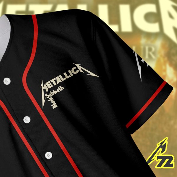 Metallica July 5 2025 Birmingham Final Show Baseball Jersey Villa Park Sabbath x Metallica Collector’s Edition