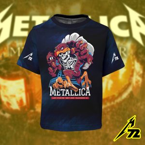 Metallica Kids Unisex T Shirt M72 Tour Blacksburg 2025 Enter Sandman Earthquake Show Virginia Pop Up Edition 1 - Metbrick.com