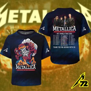 Metallica Kids Unisex T-Shirt – M72 Tour Blacksburg 2025 – Enter Sandman Earthquake Show – Virginia Pop-Up Edition