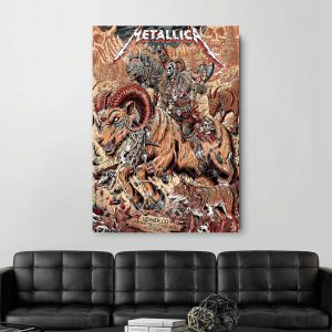 Metallica M72 World Tour Poster June 29 2025 Denver Empower Field Night 2 No Repeat Weekend Warrior Canvas Wall Art 2 - Metbrick.com