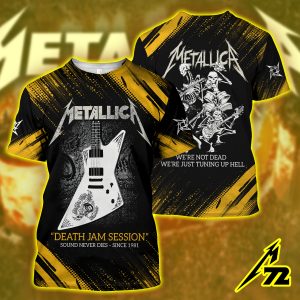 Metallica Death Jam 3D Shirt – Hell Edition Since 1981