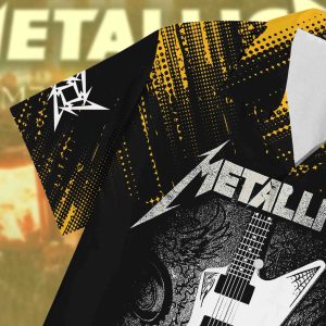 Metallica Death Jam Session Hawaiian Shirt We Re Just Tuning Up Hell Since 1981 3 - Metbrick.com