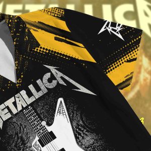 Metallica Death Jam Session Hawaiian Shirt We Re Just Tuning Up Hell Since 1981 4 - Metbrick.com