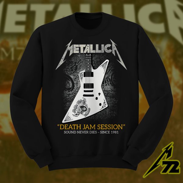 Metallica Death Jam Session Sweatshirt – We’re Just Tuning Up Hell Since 1981