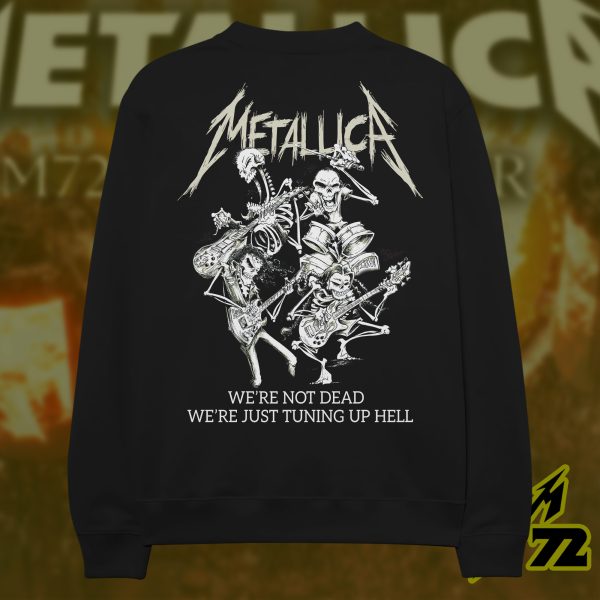 Metallica Death Jam Session Sweatshirt – We’re Just Tuning Up Hell Since 1981