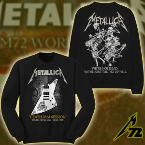 Metallica Death Jam Session Sweatshirt – We’re Just Tuning Up Hell Since 1981