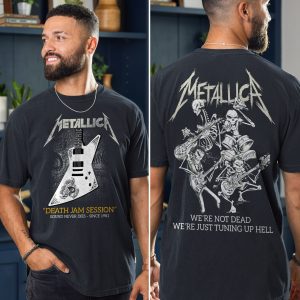 Metallica Death Jam Session T Shirt Sound Never Dies Since 1981 3 - Metbrick.com