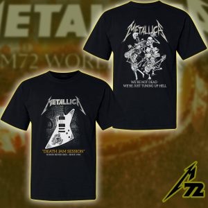 Metallica Death Jam Session T-Shirt – Sound Never Dies Since 1981